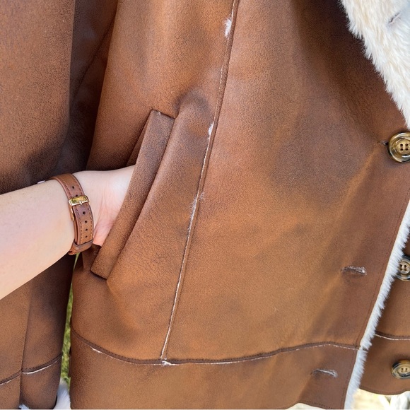 Faux shearling jacket - Picture 6 of 8